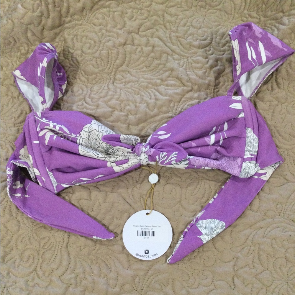 NWT Montce bikini top Sz M